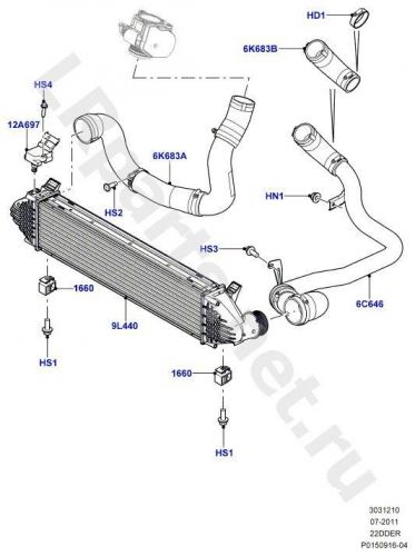 freelander 2 intercooler pipe